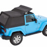 Bestop 5685217 Trektop Soft Top Jeep Wrangler JK 07-18 2 Door (Black Twill)
