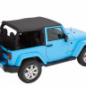 Bestop 5685217 Trektop Soft Top Jeep Wrangler JK 07-18 2 Door (Black Twill)