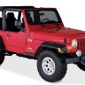 Bushwacker 10908-07 Pocket Style Fender Flares Set 4 PC Jeep Wrangler TJ 00-06