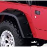 Bushwacker 10908-07 Pocket Style Fender Flares Set 4 PC Jeep Wrangler TJ 00-06